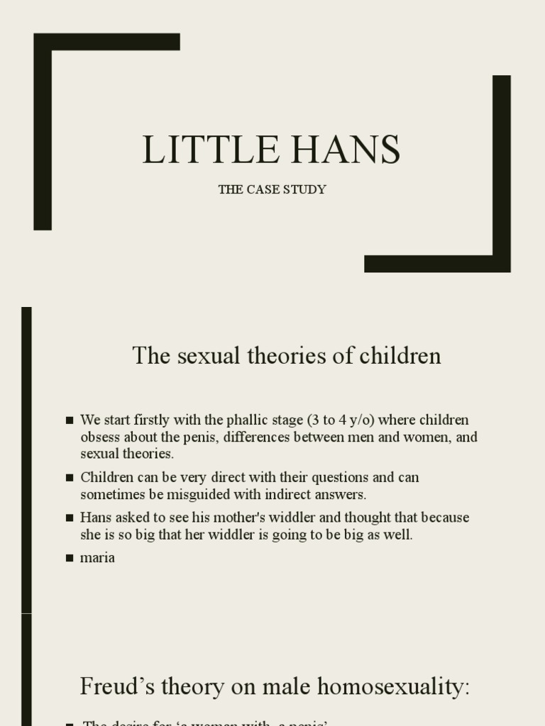 Little Hans (1) (4035) PDF Sigmund Freud Psychology