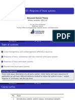 AST Topic 03: Response of Linear Systems