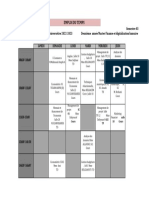 Emploi Du Temps 4 Eme Finance