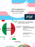 Diritti Transgender in Italia e Nel Mondo