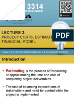 POM Lecture3-Project Cost and Time Estimation and Financial Model