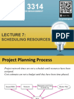 POM Lecture7-Scheduling Resouces