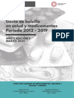 Gasto de Bolsillo Salud y Medicamentos 2012-2019