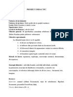 Proiect Didactic Istorie - Scribd