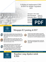 Kebijakan Dan Implementasi K3RS - RSUP Dr. Sardjito Yogyakarta 2022 (Kelompok 1)