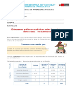 Experiencia de Aprendizaje Integrada - Primer Grado