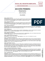 Registro Mercantil de Valladolid, actos inscritos del 13 de diciembre de 2022