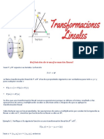 Transformaciones Lineales