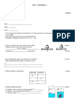 Fizika 7 - Test 1 GR. B