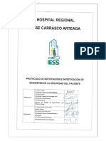 OK PRSP-007 Protocolo de Notificacion e Investigacion de Incidentes en La Seguridad Del Paciente