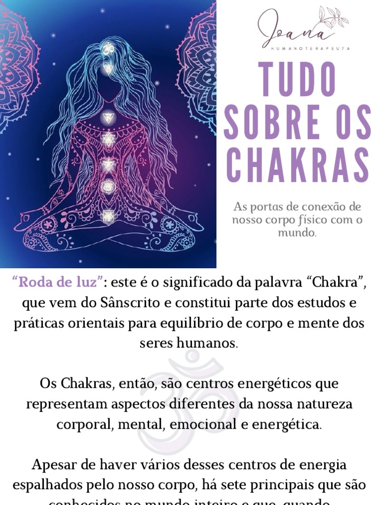 Significado e Funções dos Chakras | PDF | Chacra | Corpo humano