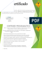 Certificado Treinamento NR12