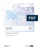 Accesos A Internet. Tercer Trimestre de 2022