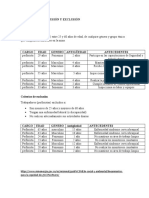 Criterios de Inclusión y Exclusión