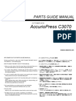 Parts Guide Manual: Accuriopress C3070 Aac3