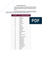 7. Catálogo de Regiones SEP