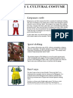 Katipunero, Igorot, and Baro't Saya Costumes