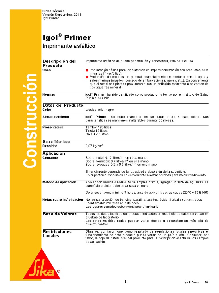 Igol Primer | Descargar gratis PDF | Materiales | Química