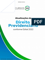 Atualizações Previdenciário Edital INSS 2022