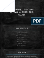 Informasi Tentang Aliran Aliran Ilmu Kalam