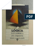 D. P. Gorski - P. v. Tavants - Lógica