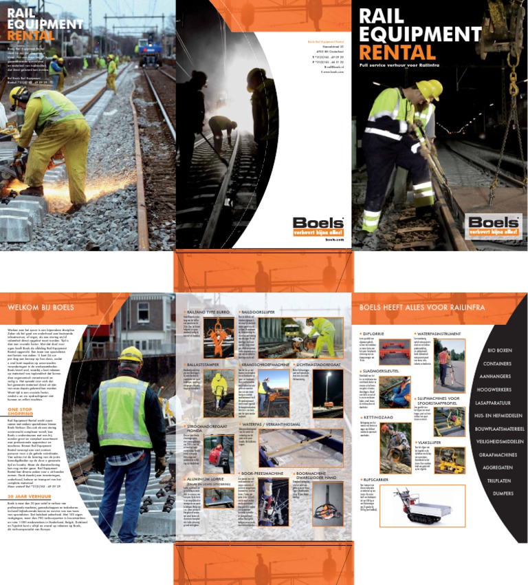 H14' Rail Equipment Rental Brochure BoelsVerhuring PDF