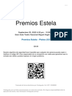 Premios Estela Platea Trasero Izquierdo-O27