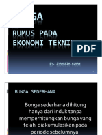 Materi - III - Bunga Dan Rumus Ekonomi Teknik