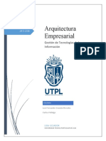 Arquitectura Empresarial: Gestión de Tecnologías de La Información