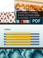 Contribution of Clothing Industry To Climate Change