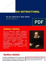 Análisis estructural sobre Galileo Galilei