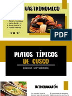 Platos típicos del Cusco