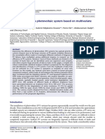 Faults Diagnosis in A Photovoltaic System Based On Multivariate Statistical Analysis