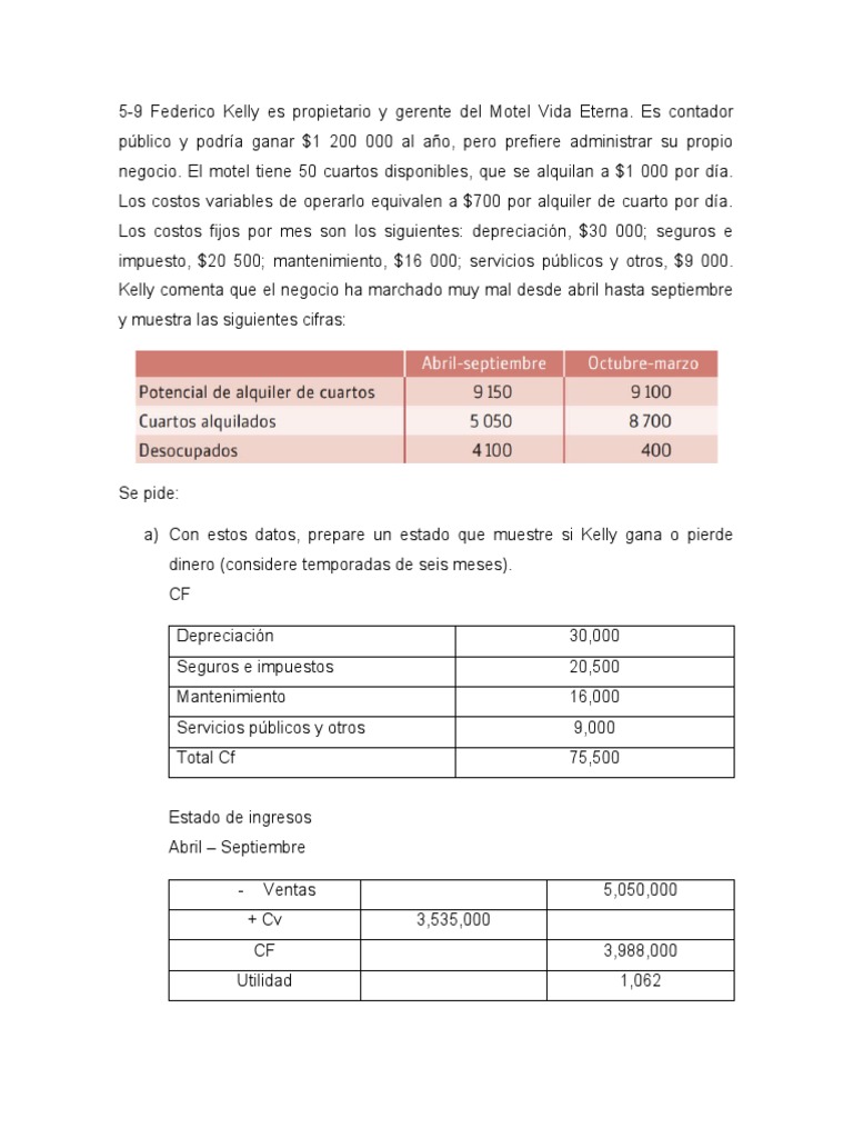 Ejercicio 6 | PDF | Negocios | Finanzas y dinero