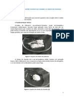 Reacção Química Entre o Nitrato de Chumbo e o Iodeto de Potássio