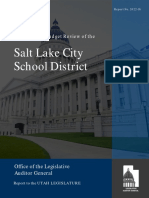 An In-Depth Budget Review of The Salt Lake City School District (Report #2022-16)