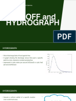 Lecture 3. Runoff and Hydrograph