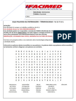 3 ATIVIDADE - Caça Palavras - Terminologias N, O, P, R, S