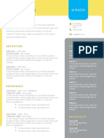 YARRAVILLE Resume Template