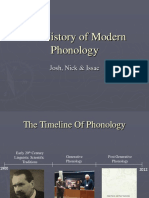 History of Phonology