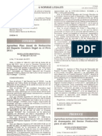 Resolución Ministerial 012-2011-Produce