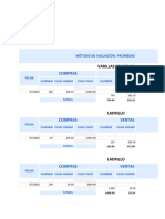 Planilla de Excel para Valuacion de Stock Peps Fifo Ueps Lifo y PP