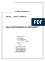 Apuntes de La Clase de Contratos Civiles Del Profesor Omar Corza Hernández 3° Parte.