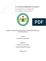 Grupo 04 - Trabajo Monográfico - Estructuración Funcional y Expansión Urbana - Pdu Huánuco - 20 06 2022