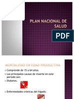 Plan Nacional de Salud Presentacion