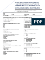 Ulangan Semester Ganjil KMD Kls 3 SD 2022-2023