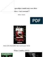 O Que o Pós-Apocalipse Zumbi Tem A Nos