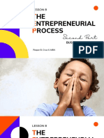 EM - Lesson 8 - The Entrepreneurial Process (Second Part)