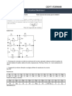 Circuitos Eléctricos I - Ejercicio de Examen para la Unidad 3