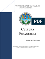 Cultura Financiera Cartilla Del Participante